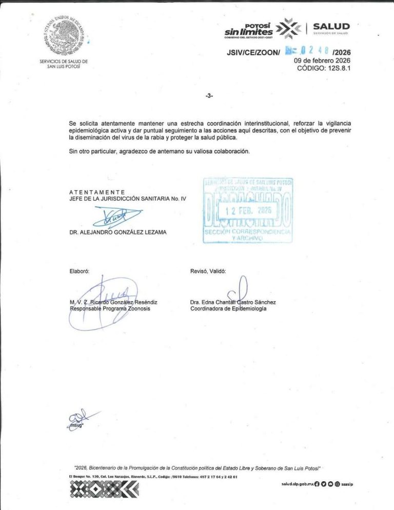 Rabia Bovina en SLP