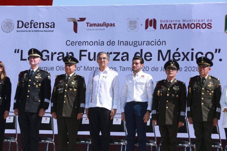 Inaugura Américo exposición La Gran Fuerza de México; destaca apoyos de la presidenta Sheinbaum para la frontera tamaulipeca