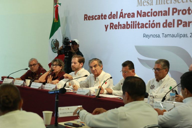 Revisa Américo avances de la estrategia integral para rescatar la Laguna La Escondida y rehabilitar el Parque Cultural Reynosa