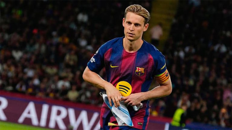 Barcelona revela gravedad de la lesión de Frenkie de Jong