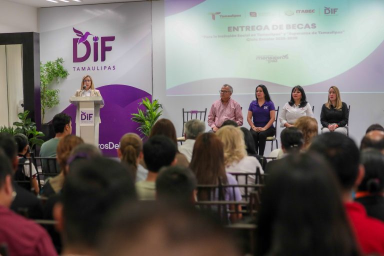 Entrega DIF Tamaulipas las becas “Esperanza de Tamaulipas” y “Para la Inclusión Social en Tamaulipas”
