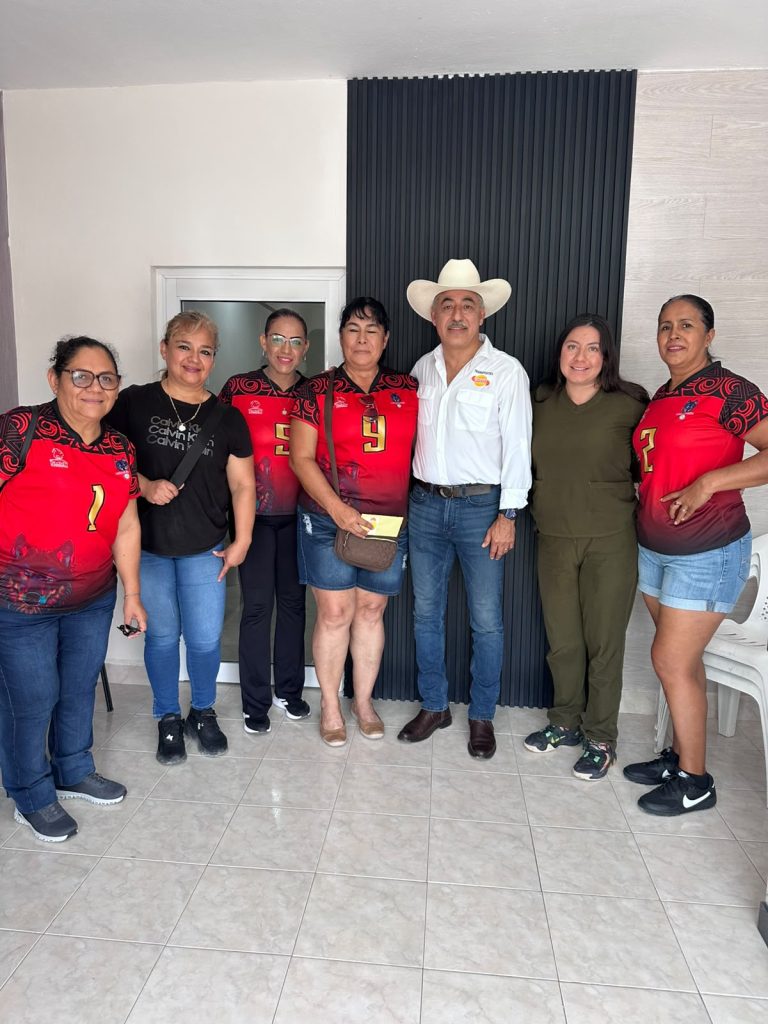 Gerardo Montes impulsa el deporte local: brinda apoyo al Club Lobas Mante para el Festival Estatal Master de Voleibol 2026