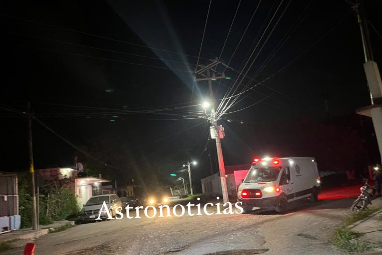 Motociclista alcoholizado derrapa en la colonia Progreso Social