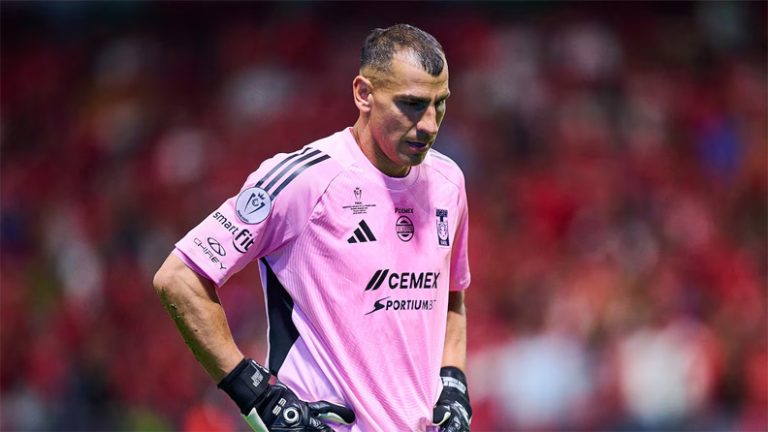 Nahuel Guzmán fue suspendido siete partidos tras bronca ante Toluca en Final de Concachampions