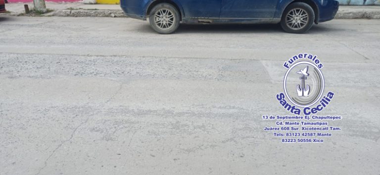 Piden arreglo de calles en zona centro.