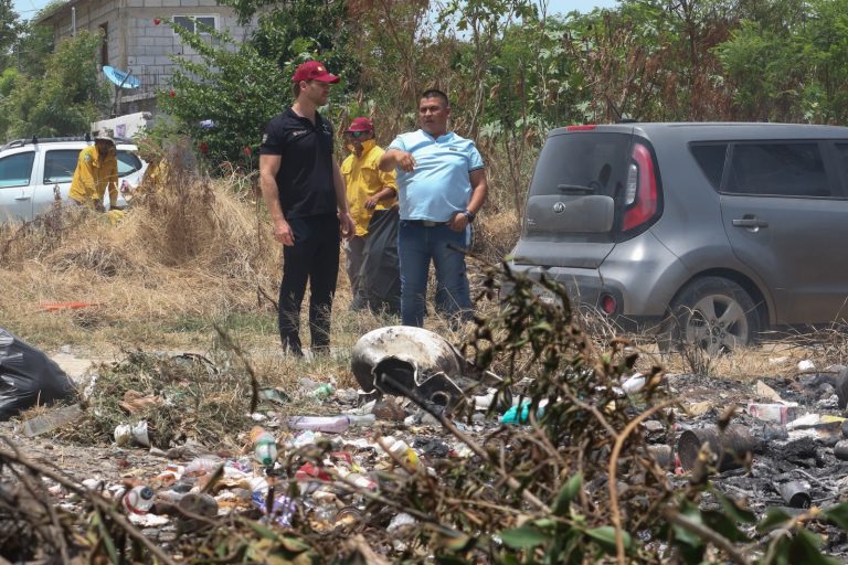 Previene SEDUMA inundaciones, enfermedades e incendios causados por tiraderos clandestinos