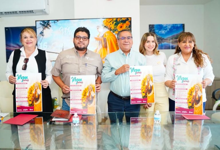 Invitan a presenciar la XVI procesión náutica de la Virgen del Carmen en el sur de Tamaulipas