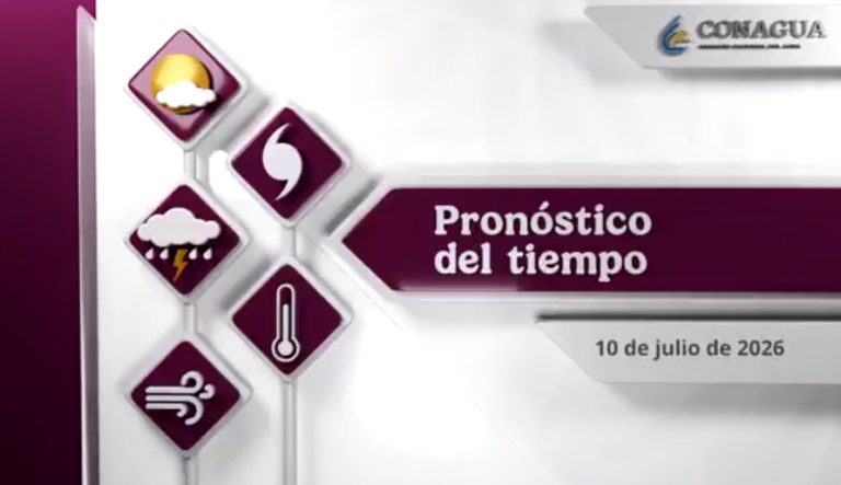 La información de las condiciones del tiempo previstas para este día, te la proporciona el #SMNmx a través de su #VideoPronóstico. ¡Buenos días y excelente fin de semana!