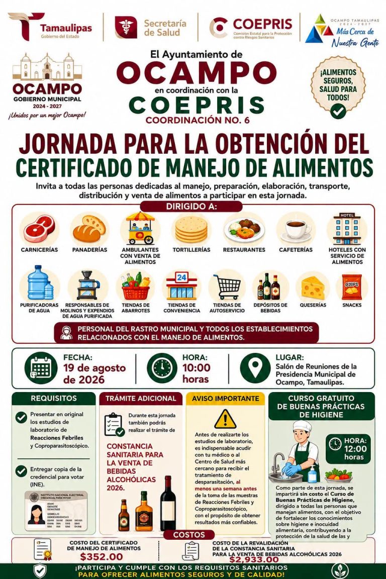 ¡Alimentos seguros, salud para todos!