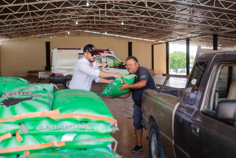 Lleva Tamaulipas respaldo al campo de Abasolo con entrega de semillas