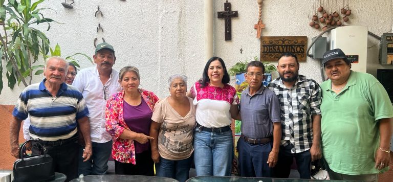 Trabaja Patty en unidad con  Delegados en zona cañera